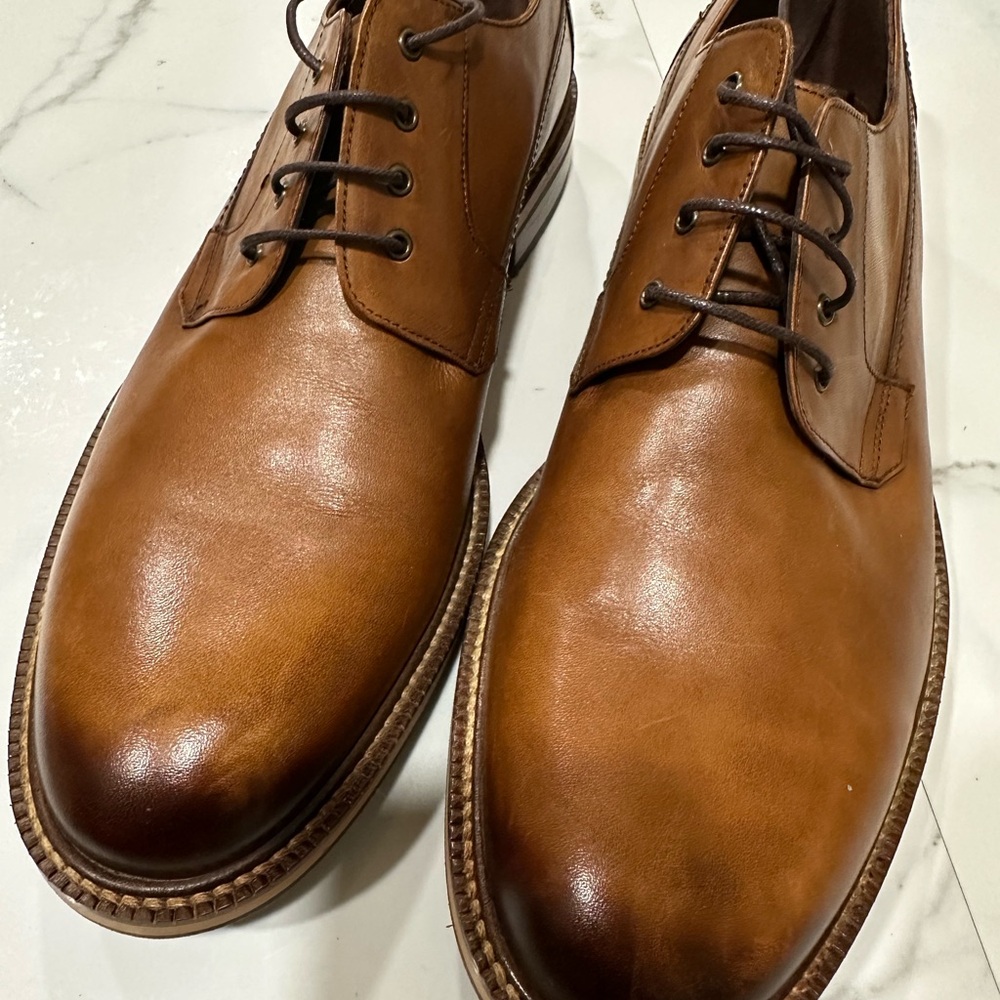 Men's Brown Leather Dress Shoes